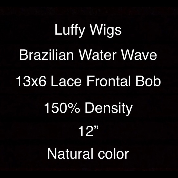 Luffy - Brazilian Water Wave 13x6 Bob - Picture 9 of 9